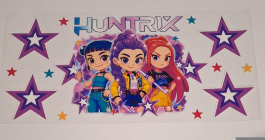 Huntrix 16oz libbey cup wrap