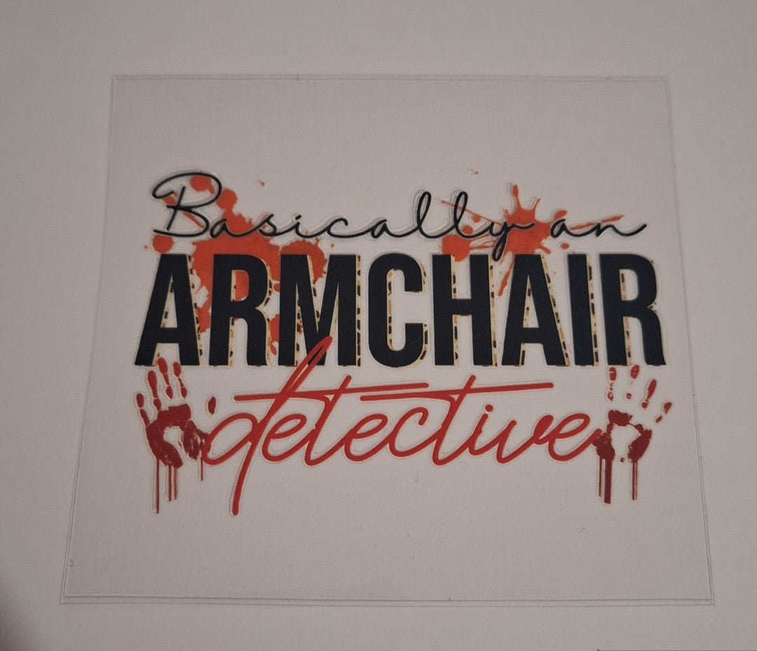 Basically an armchair detective Uvdtf pocket Size Decals