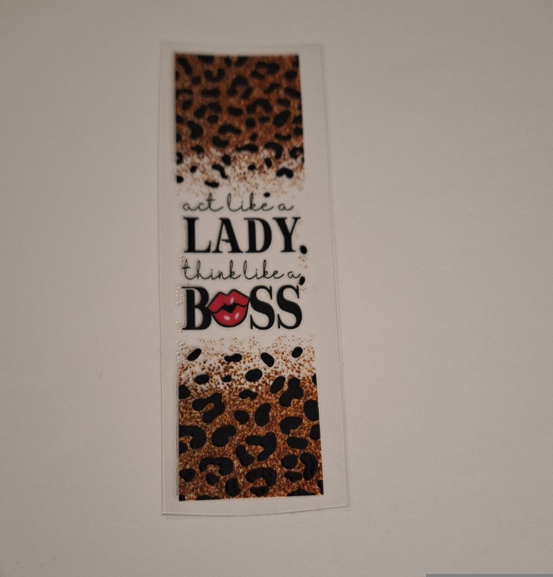 Act like a lady think like a boss Pen wraps