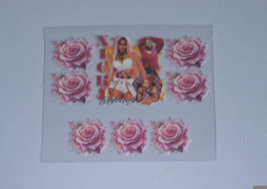 N minaj Mini stanley cup keychain wrap
