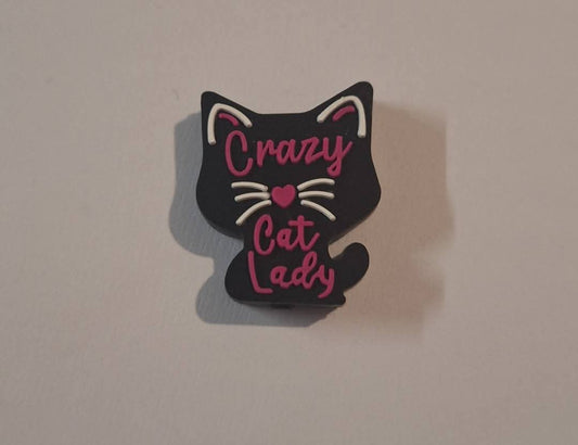 Crazy Cat Lady Focal Bead