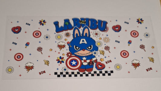 Labubu c america 16oz libbey cup wrap