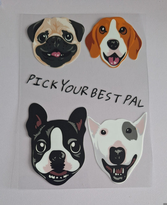 Pick your best pal A5 bookcovers