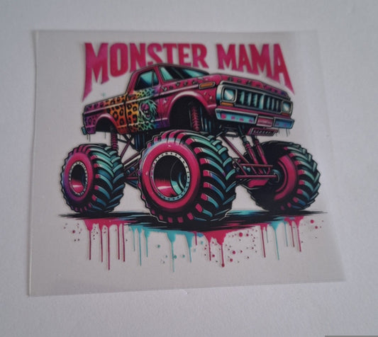 Monster mama Uvdtf pocket Size Decals