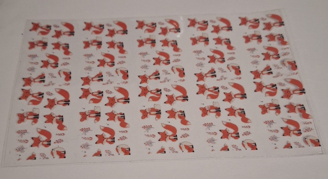 Foxes pen/bookmark wraps