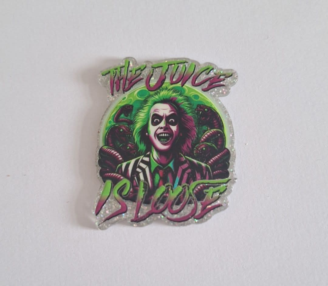 Beetlejuice Acrylic flatback