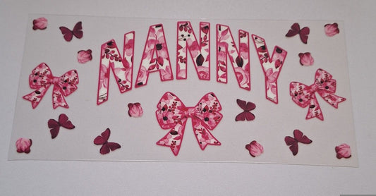 Nanny pink 16oz Libbey Cup Wrap