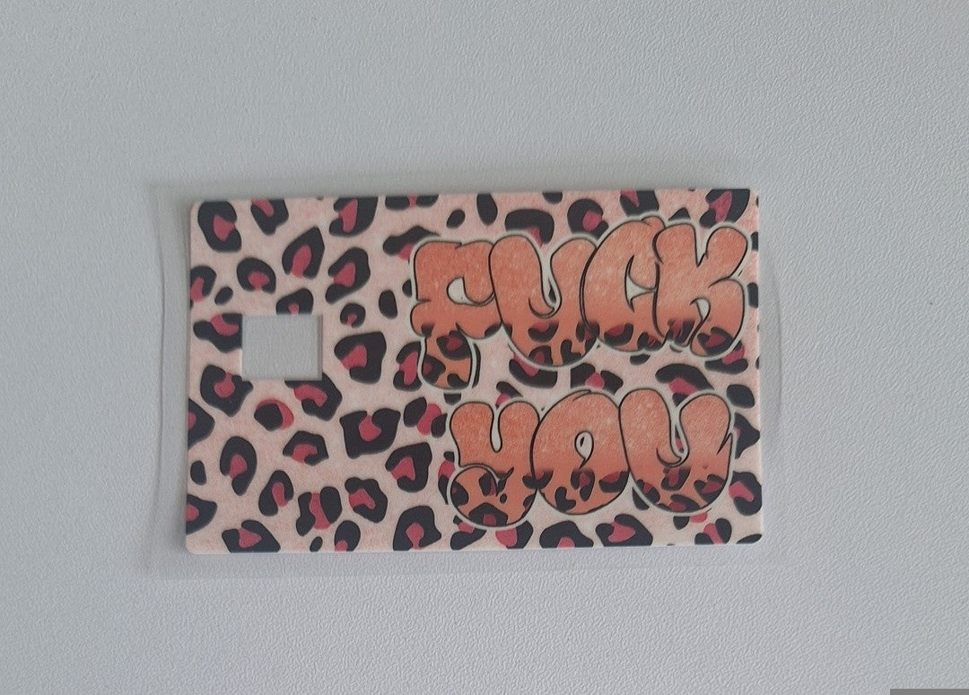 F you Credit/bank card wrap