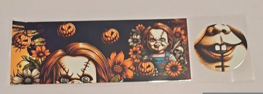 Chuckie 11oz Mug wrap & bottom
