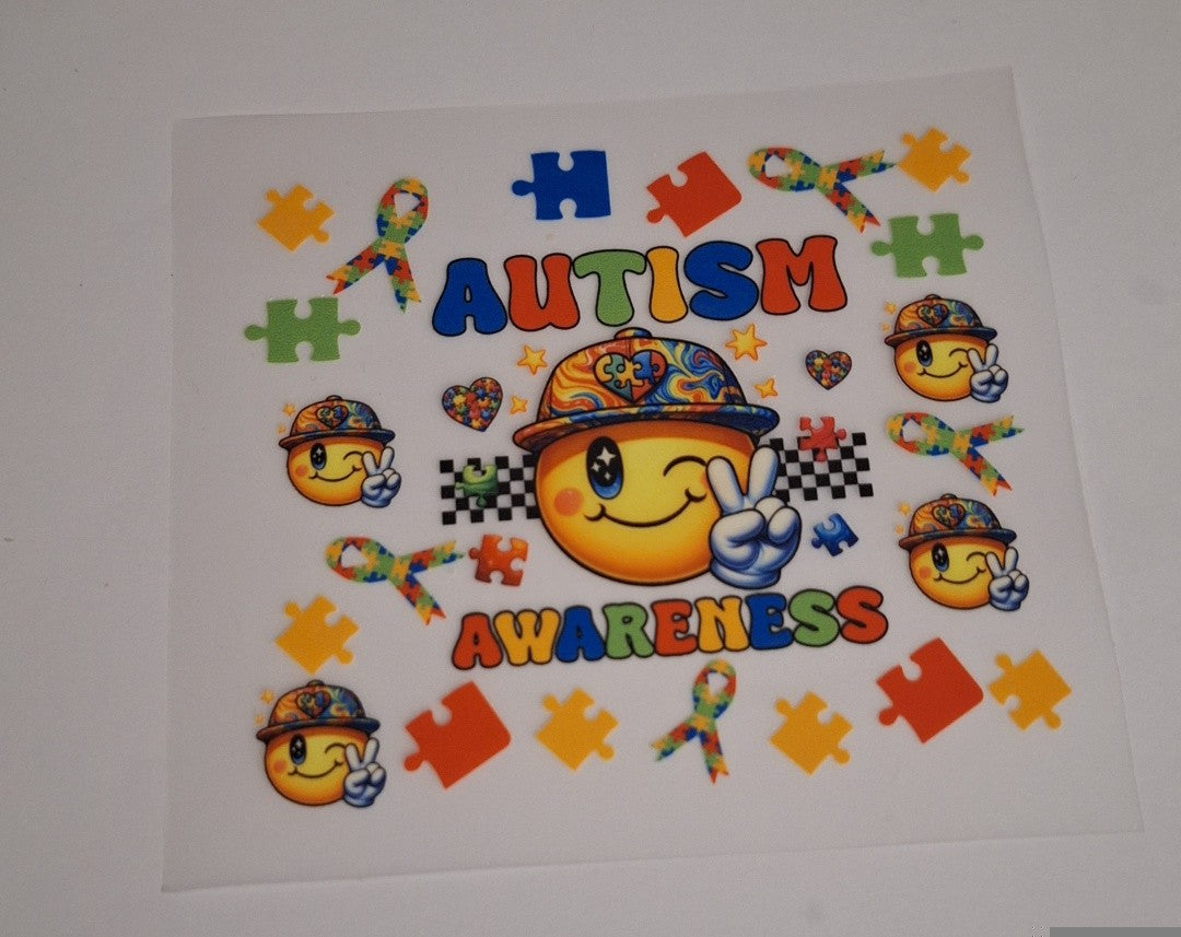 Autism awareness Pocket size heat transfers