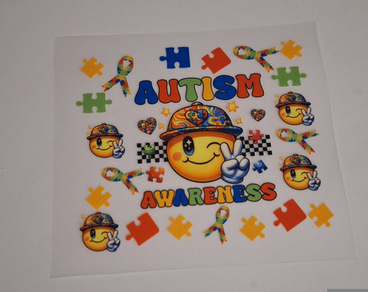 Autism awareness Pocket size heat transfers