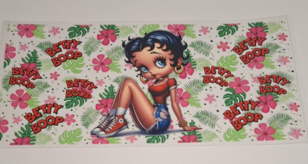 Betty boop 16oz libbey cup wrap