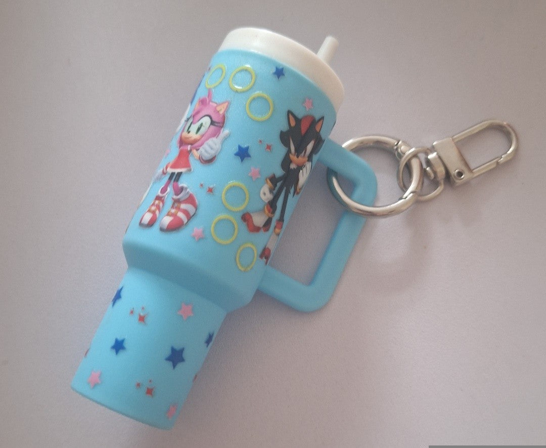 Sonic Premade tumbler keychains
