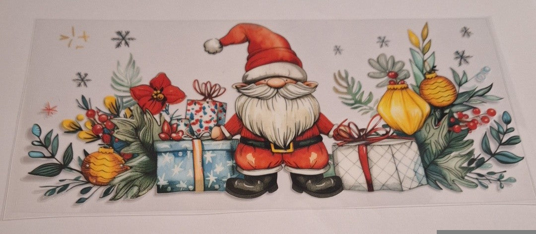 Santa claus gonk 16oz libbey cup wrap