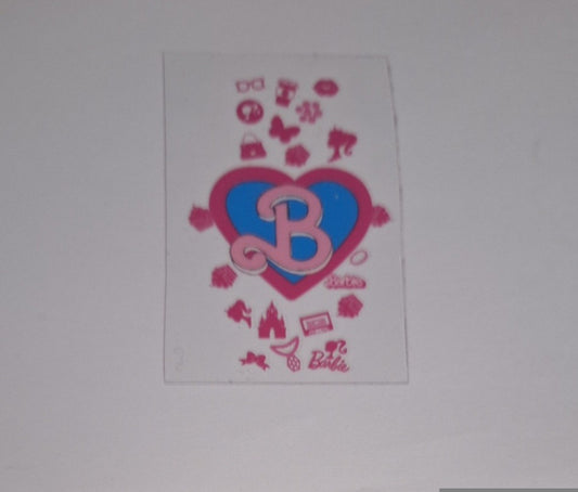 Barbie 2 Motel keychain Decals
