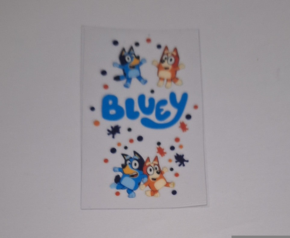 Bluey Motel keychain Decals