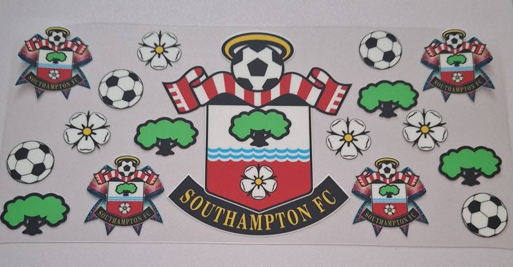 Southampton fc 16oz libbey cup wrap