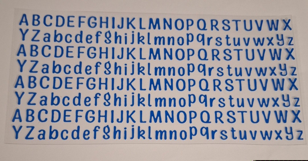 Blue letters 16oz libbey cup wrap