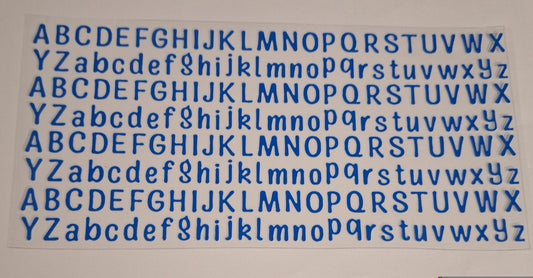 Blue letters 16oz libbey cup wrap