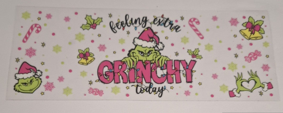Feeling extra grinchy today 11oz Mug wrap