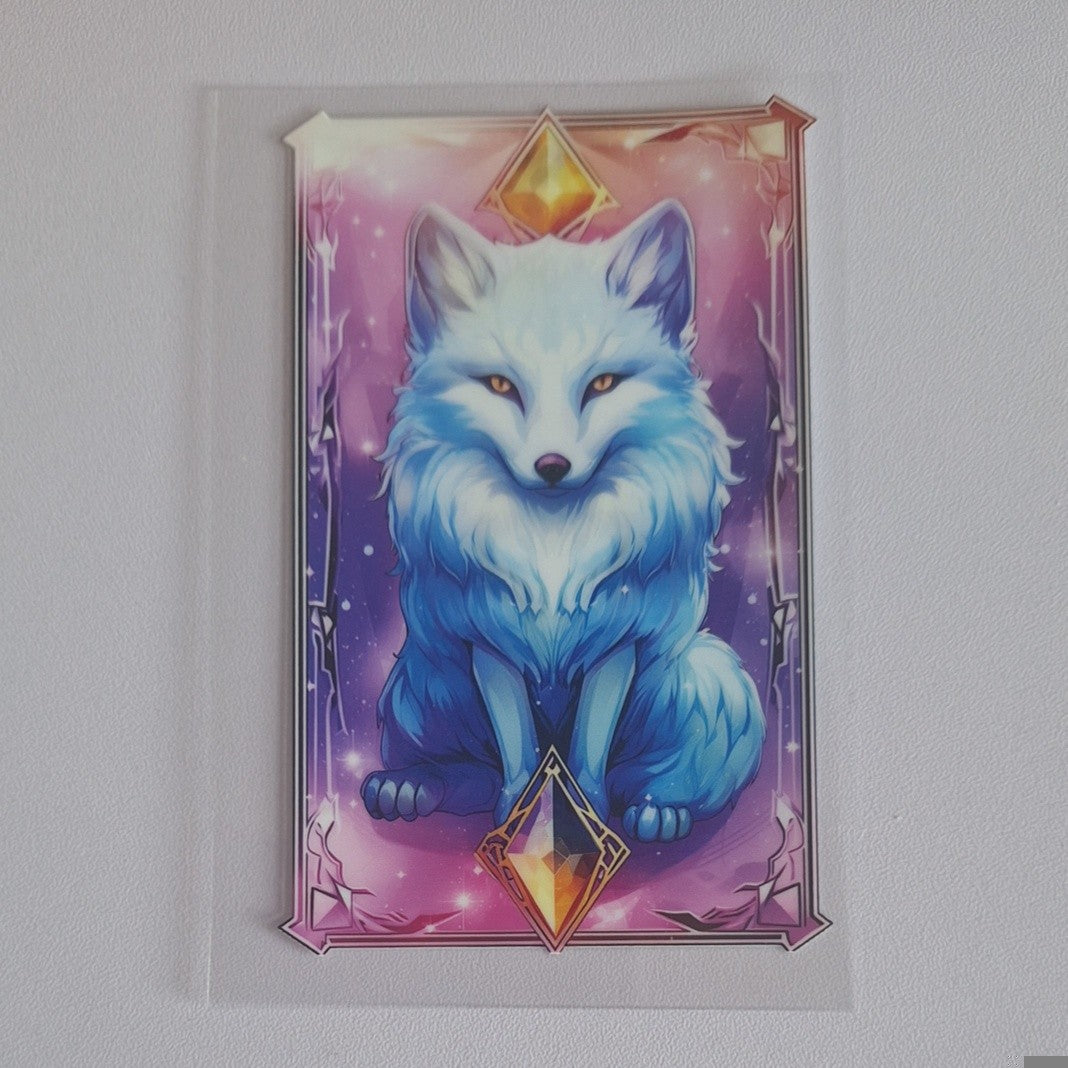 Wolf with crystal Uvdtf decals