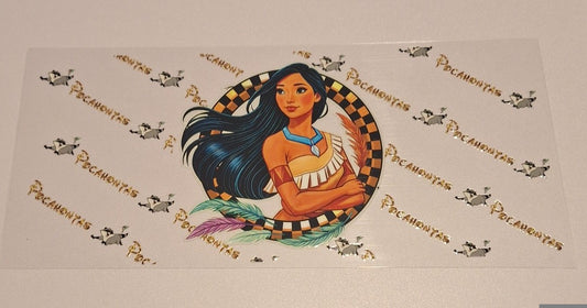 Pocohontas 16oz Libbey Cup Wrap