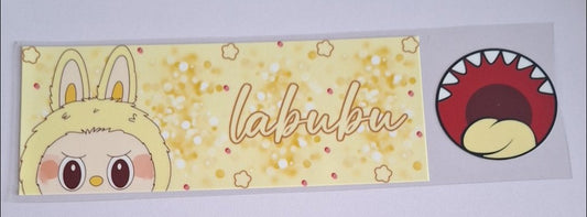 Labubu style 3 11oz Mug wrap & bottom