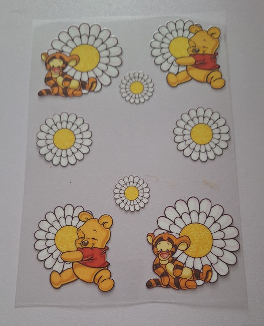 Pooh bear A5 bookcovers