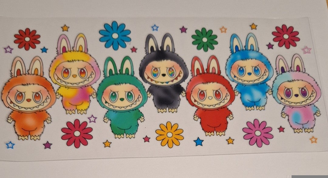 Labubu 16oz libbey cup wrap