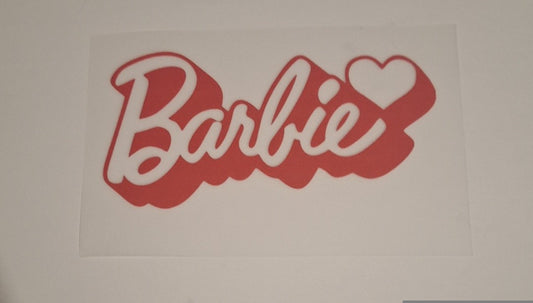 Barbie Pocket size heat transfers
