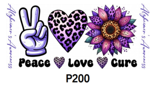Preorder Peace Love Cure 16oz Cup Wrap