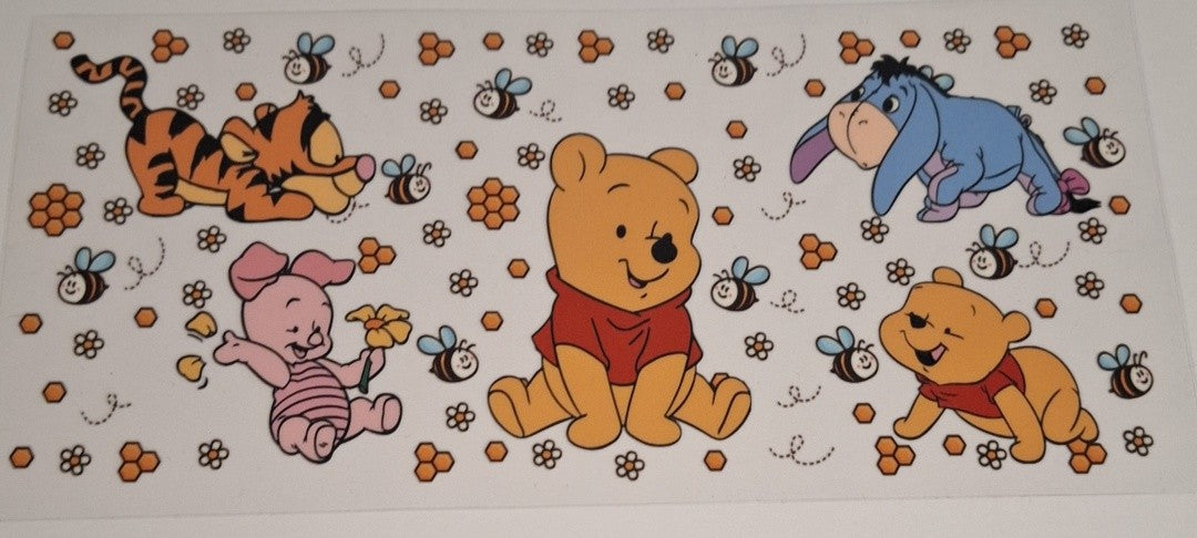 Little pooh bear 16oz libbey cup wrap