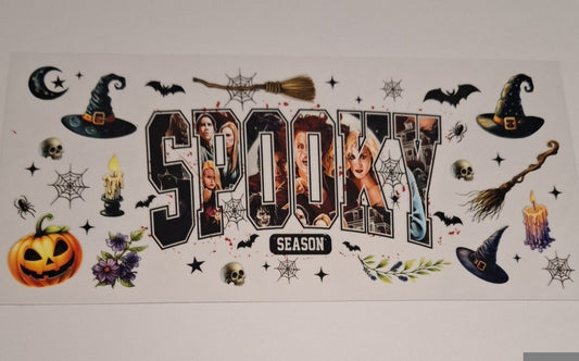 Spooky season hocus pocus sisters 16oz libbey cup wrap