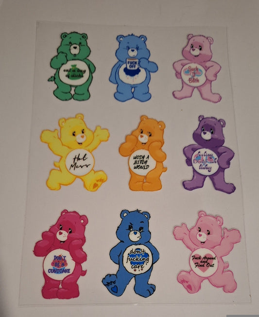 Swear bear A5 bookcovers