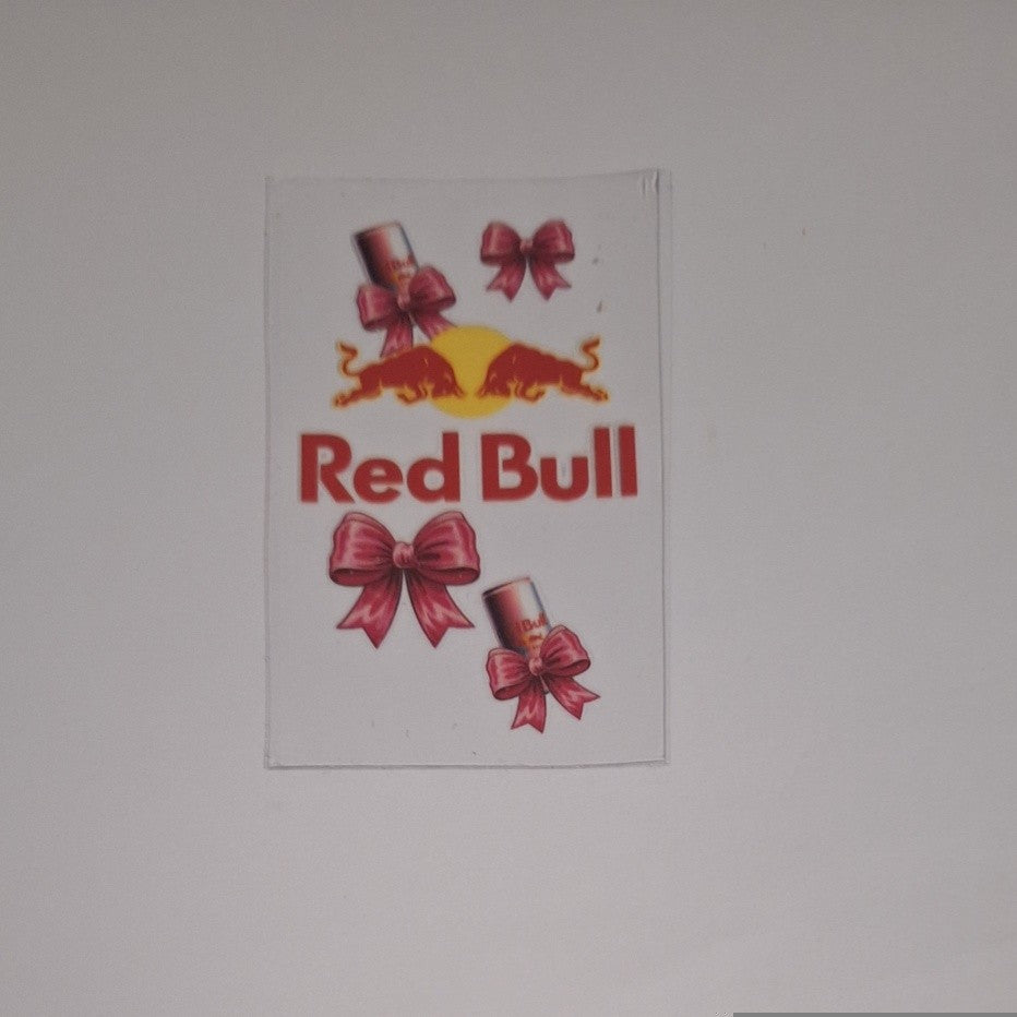 Red bull Motel keychain Decals