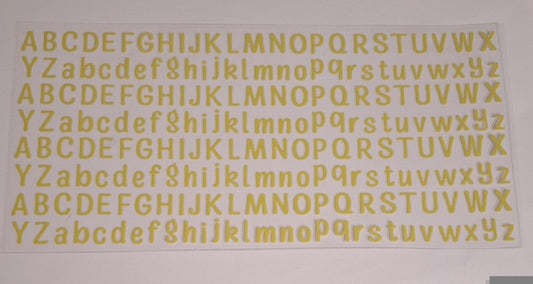 Yellow letters 16oz libbey cup wrap