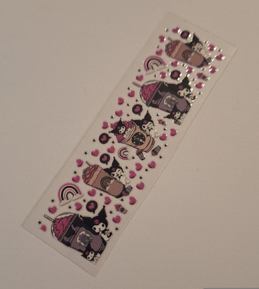 Coffee kuromi Pen/Bookmark Wrap