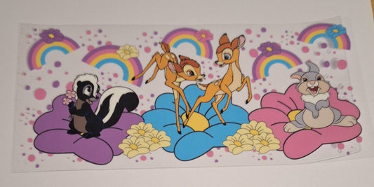 Bambi 16oz libbey cup wrap