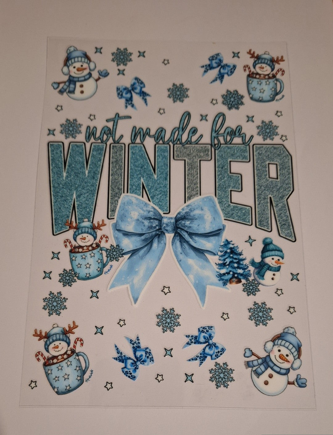 Not made for winter A5 bookcovers