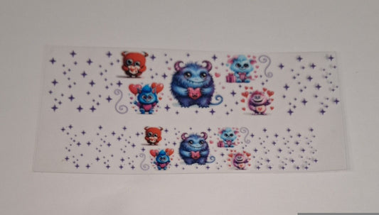 Monsters 3oz espresso shot Cup wraps