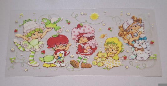 Strawberry shortcake 16oz Libbey Cup Wrap