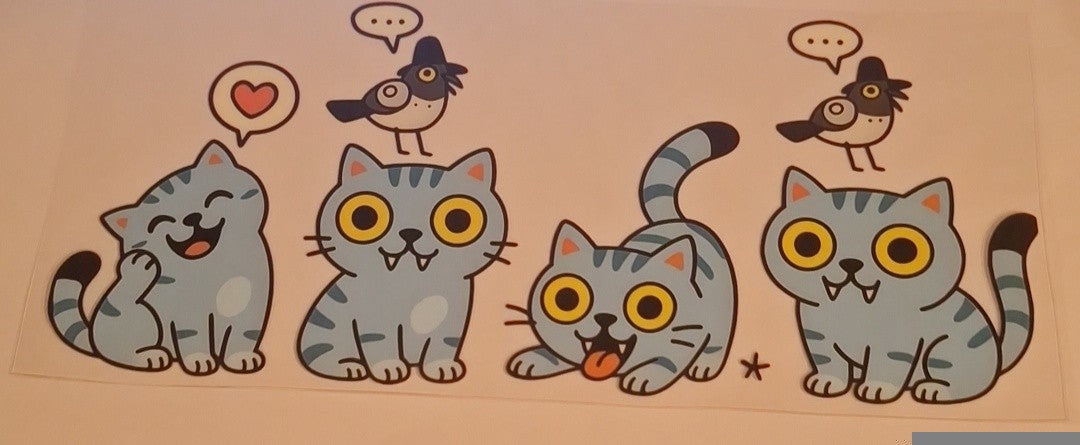 Cat (huntrix) 16oz libbey cup wrap