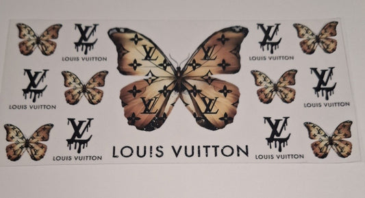 L butterfly 16oz libbey cup wrap