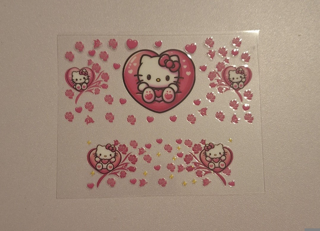 Hk hearts Mini stanley cup keychain wrap