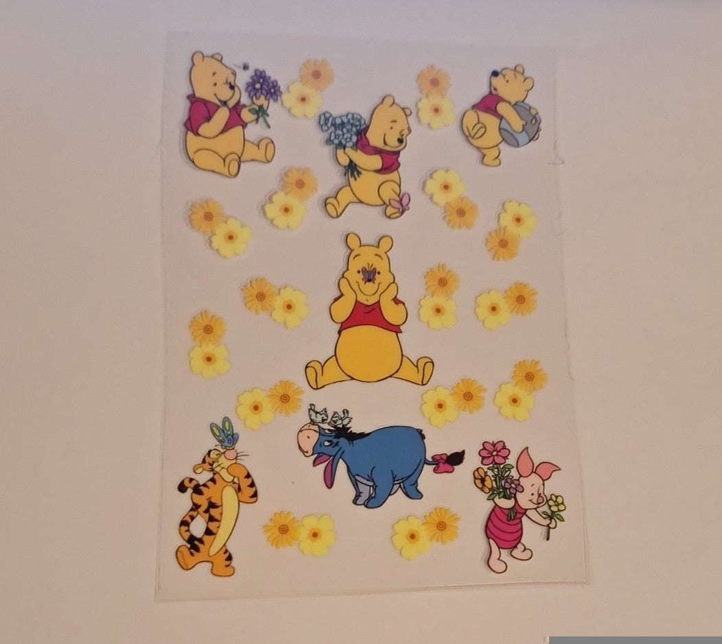 Pooh bear A6 book covers