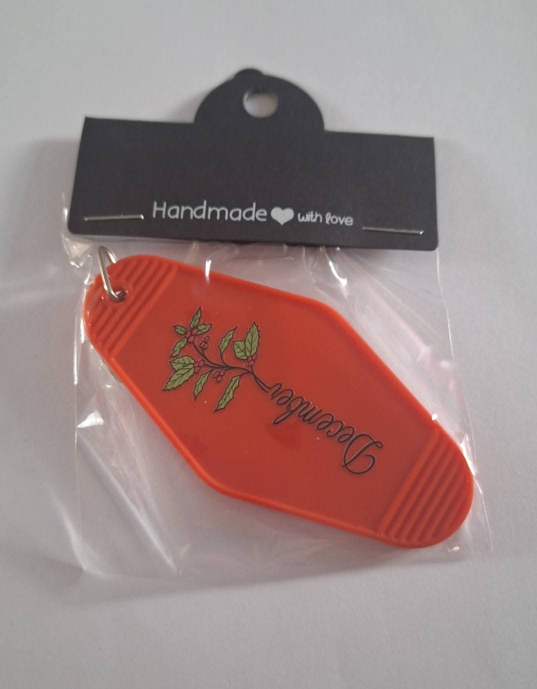 December Month Motel Keychain