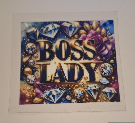 Boss lady Uvdtf pocket Size Decals