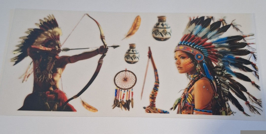 Natives 16oz libbey cup wrap