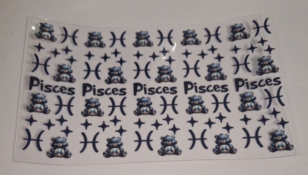 Pisces care bear pen/bookmark wraps