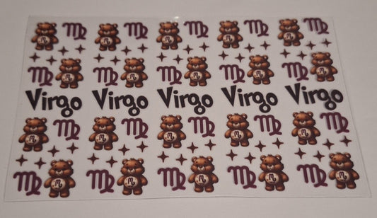Virgo care bear Pen/bookmark wraps
